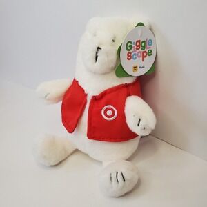 Target Exclusive Giggle Scape Plush Vest 7" Polar Bear With‎ Tags